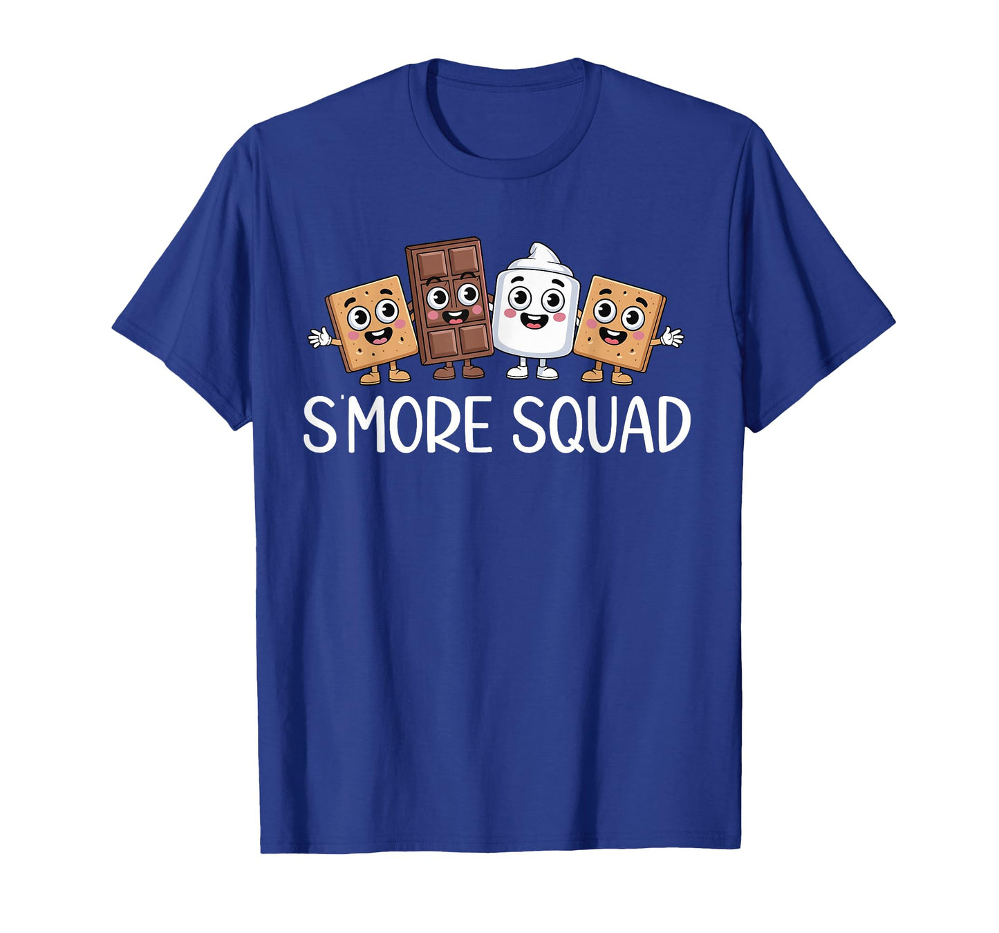 Smore Squad Camping Campfire Chocolate Marshmallow S'mores T-Shirt