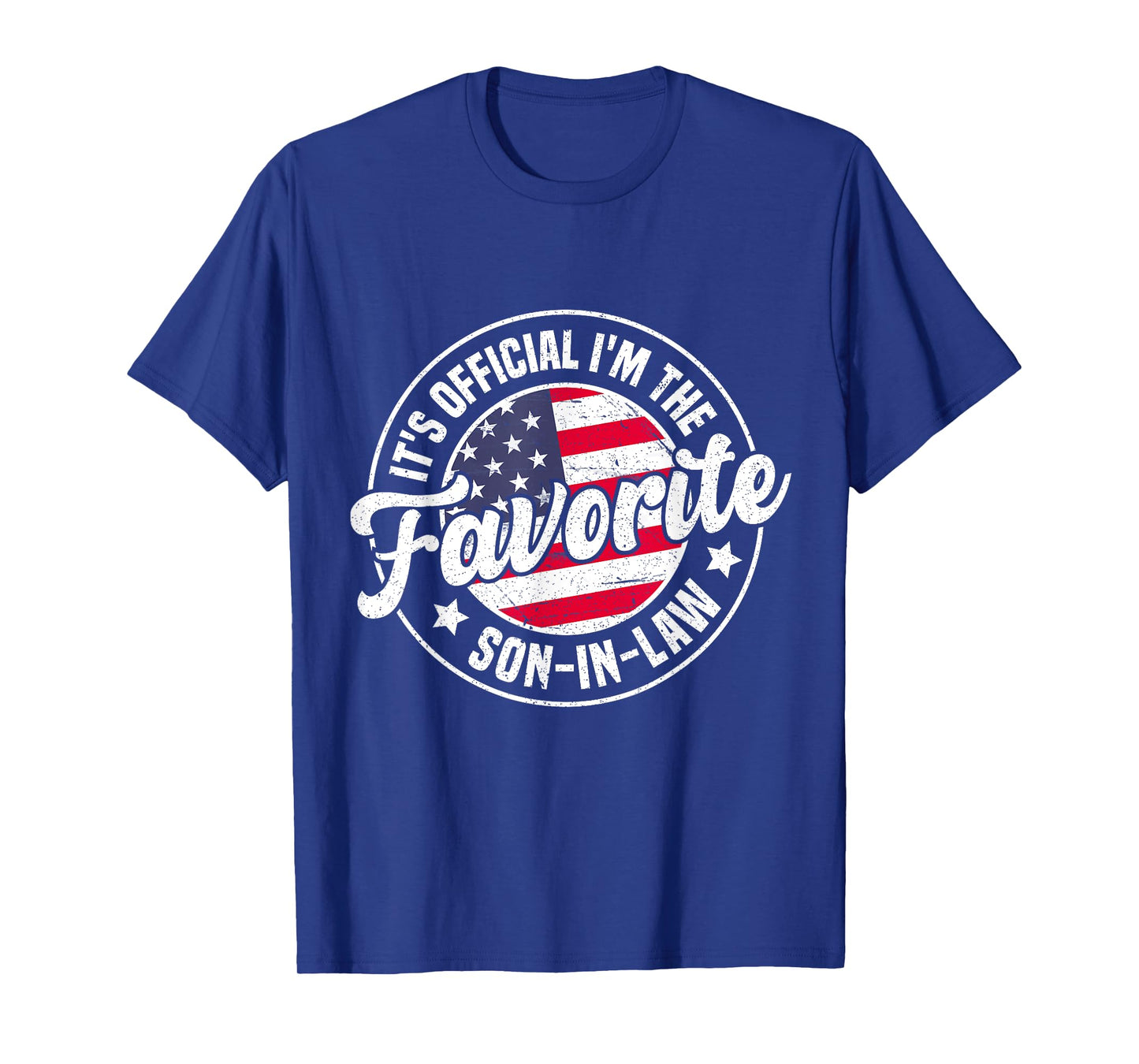 It's Official I'm The Favorite Son-In-Law Funny Vintage T-Shirt