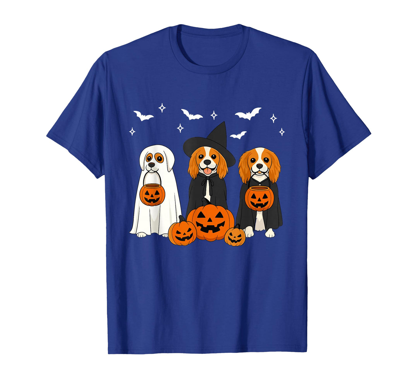 Cavalier King Charles Spaniel Halloween Cavalier Witch Lover T-Shirt