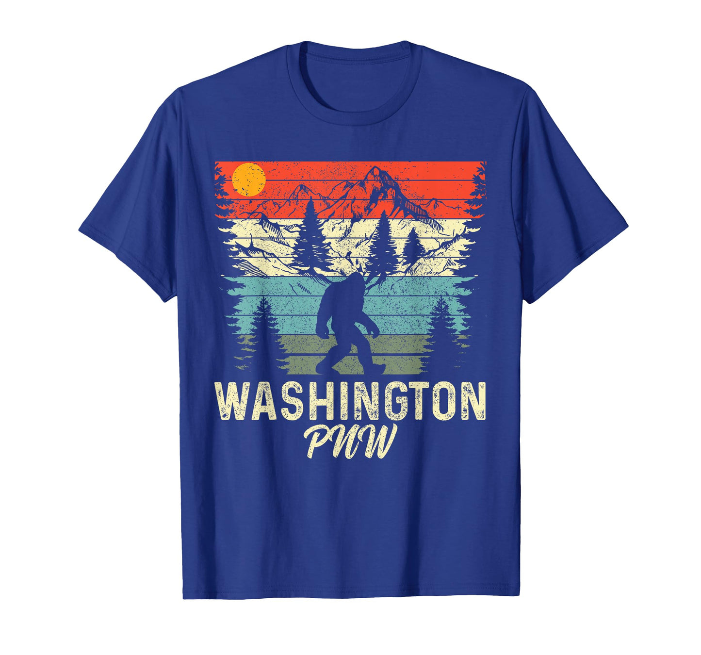 Washington PNW Bigfoot Vintage Pacific Northwest T-Shirt