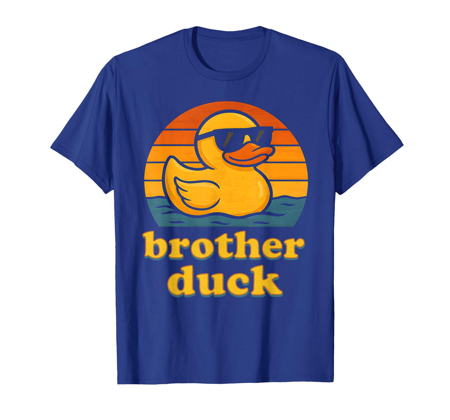 Brother Duck Rubber Duck Vintage Rubber Duckie Birthday Boys T-Shirt
