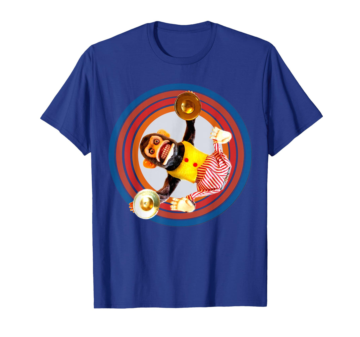 Cymbal Chimp Toy, Jolly Monkey With Cymbals Vintage Retro T-Shirt