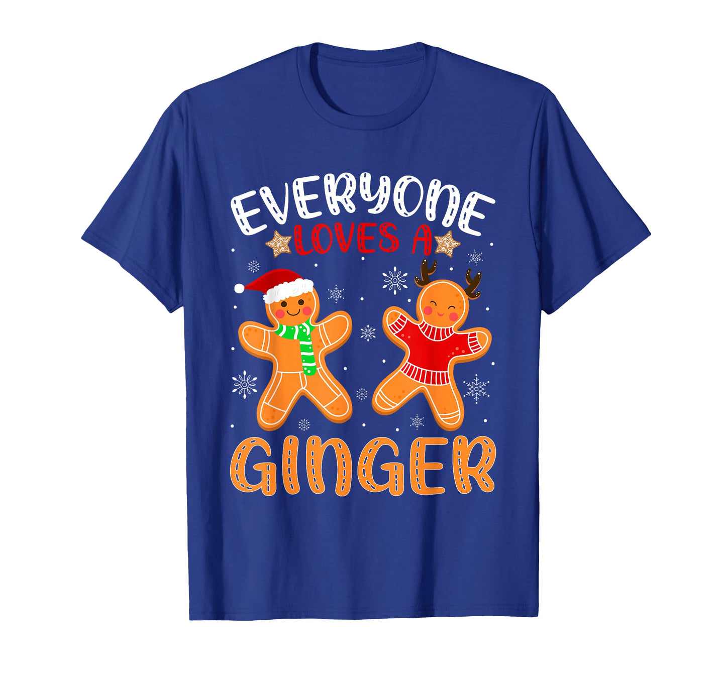 Funny Everyone Loves A Ginger Gingerbread Christmas Cookie T-Shirt
