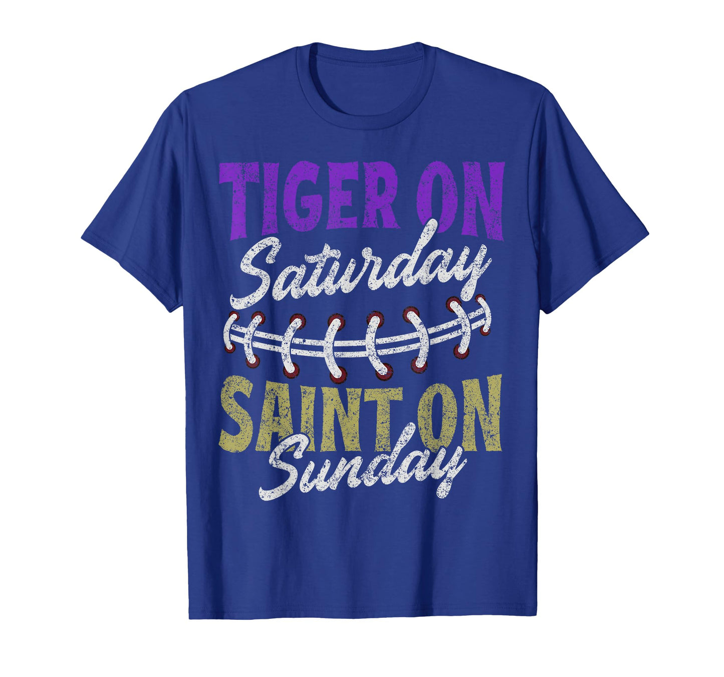 Tiger on Saturday Saint on Sunday Vintage T-Shirt