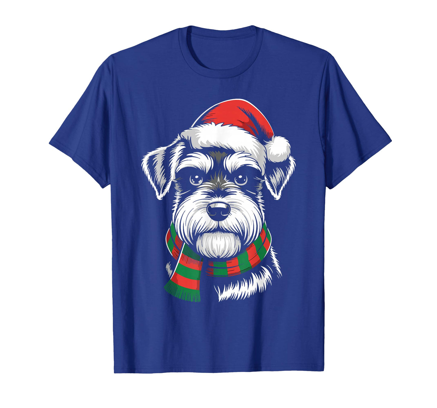 Cockapoo Dog Xmas Santa Hat Scarf Christmas Costume T-Shirt