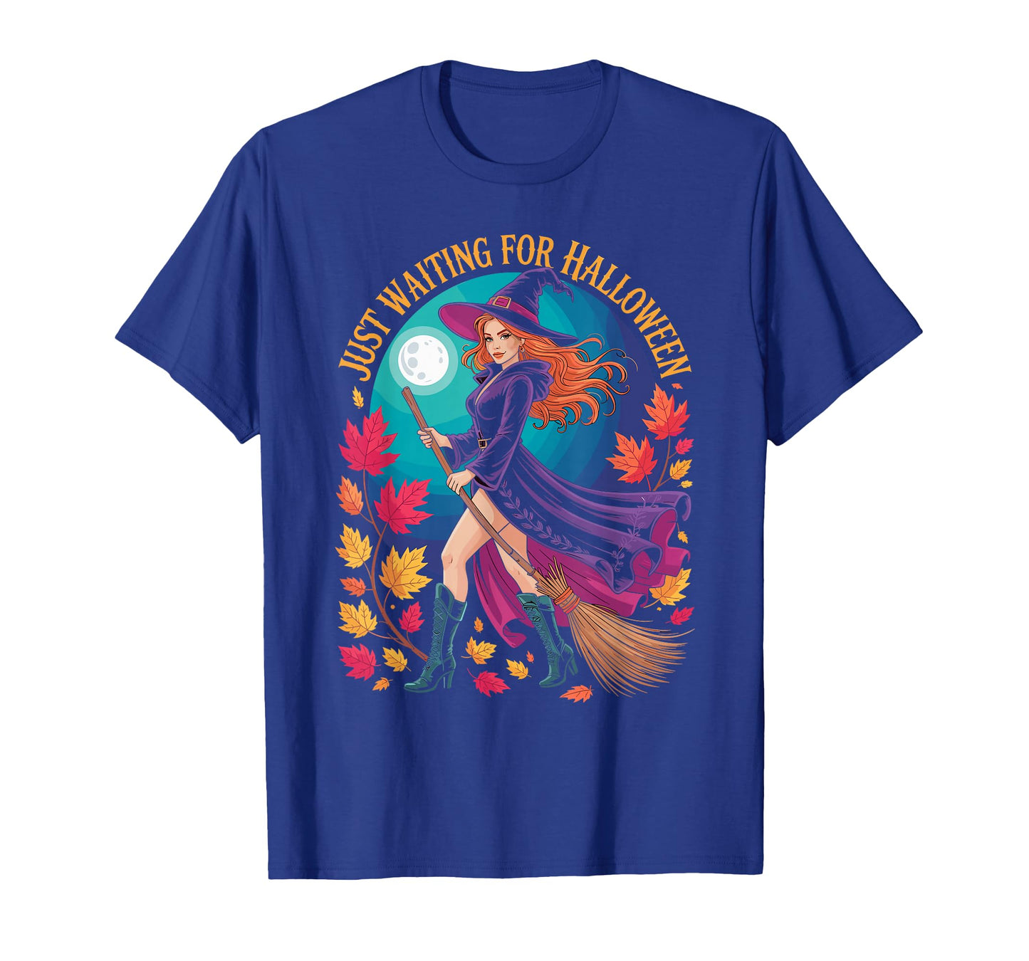 Just Waiting for Halloween Costume Summerween Witch Costume T-Shirt