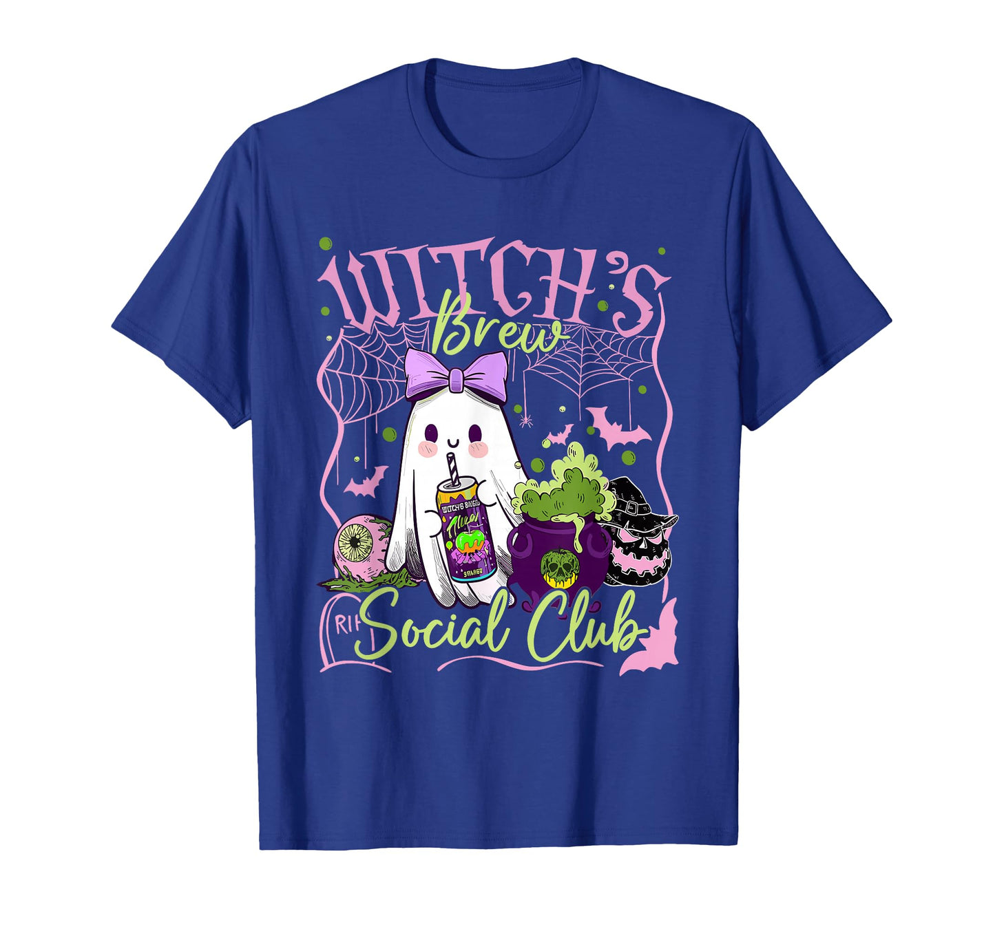 Witch’s Brew Social Club Halloween Ghost Drink Soda Can T-Shirt
