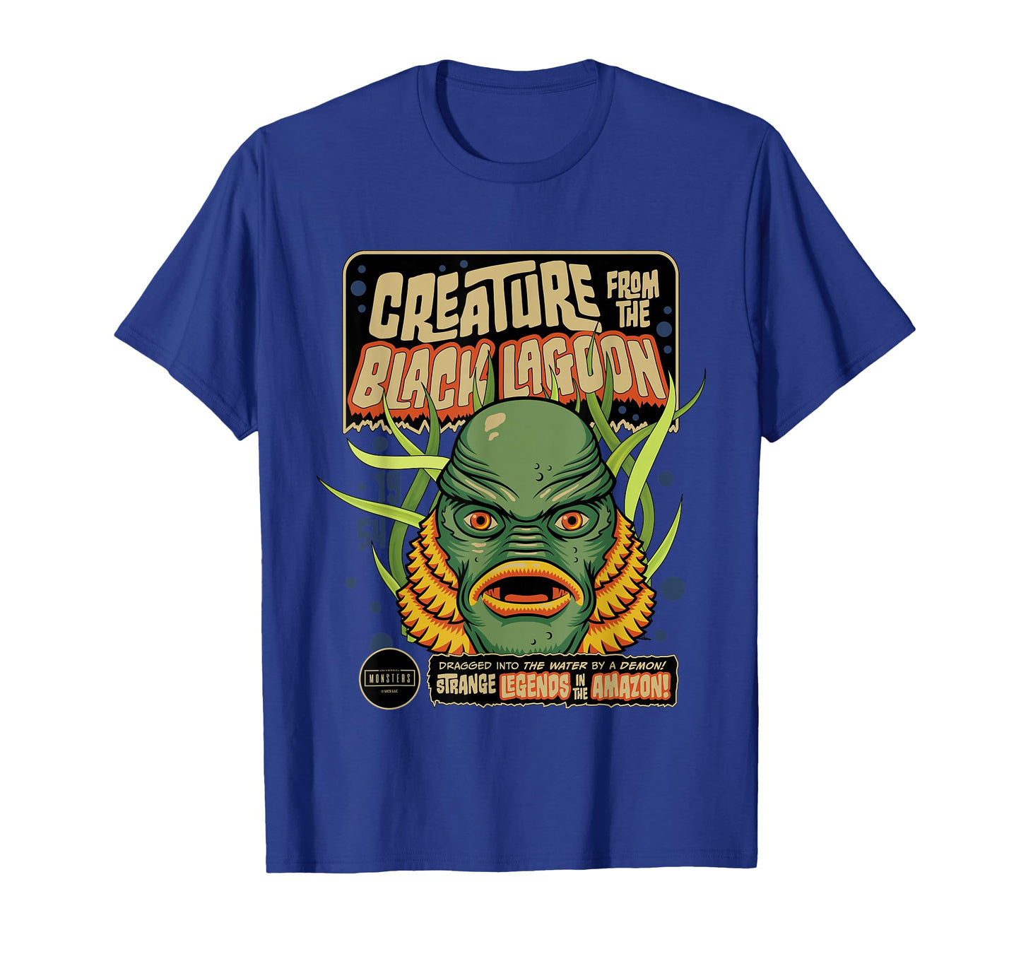 Universal Monsters Creature Retro Halloween Mask T-Shirt