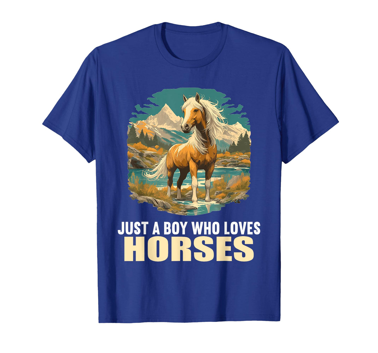Just a Boy who loves Horses. Horses Horse T-Shirt