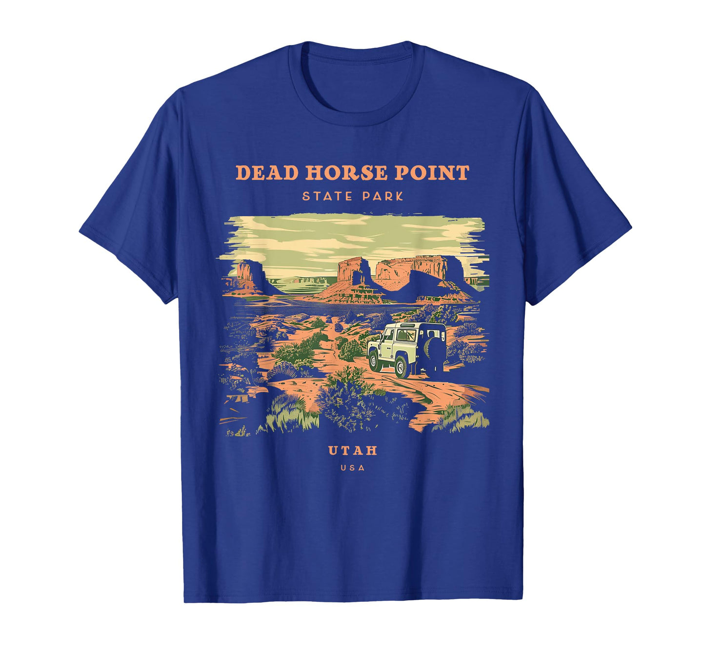 Dead Horse Point State Park Utah Retro Vintage T-Shirt