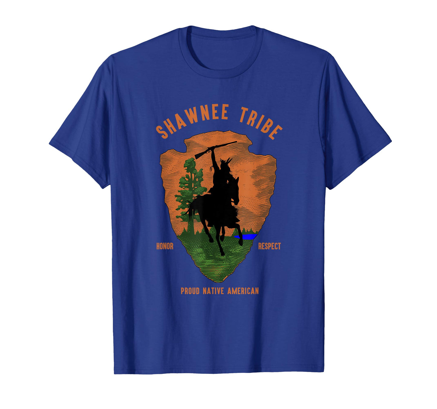 Shawnee Tribe Native American Honor Respect Vintage Arrow T-Shirt