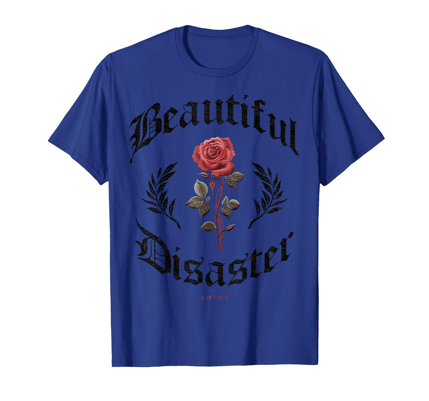 Hip Hop Y2K Vintage Hipster Edgy Urban Streetwear Rose T-Shirt