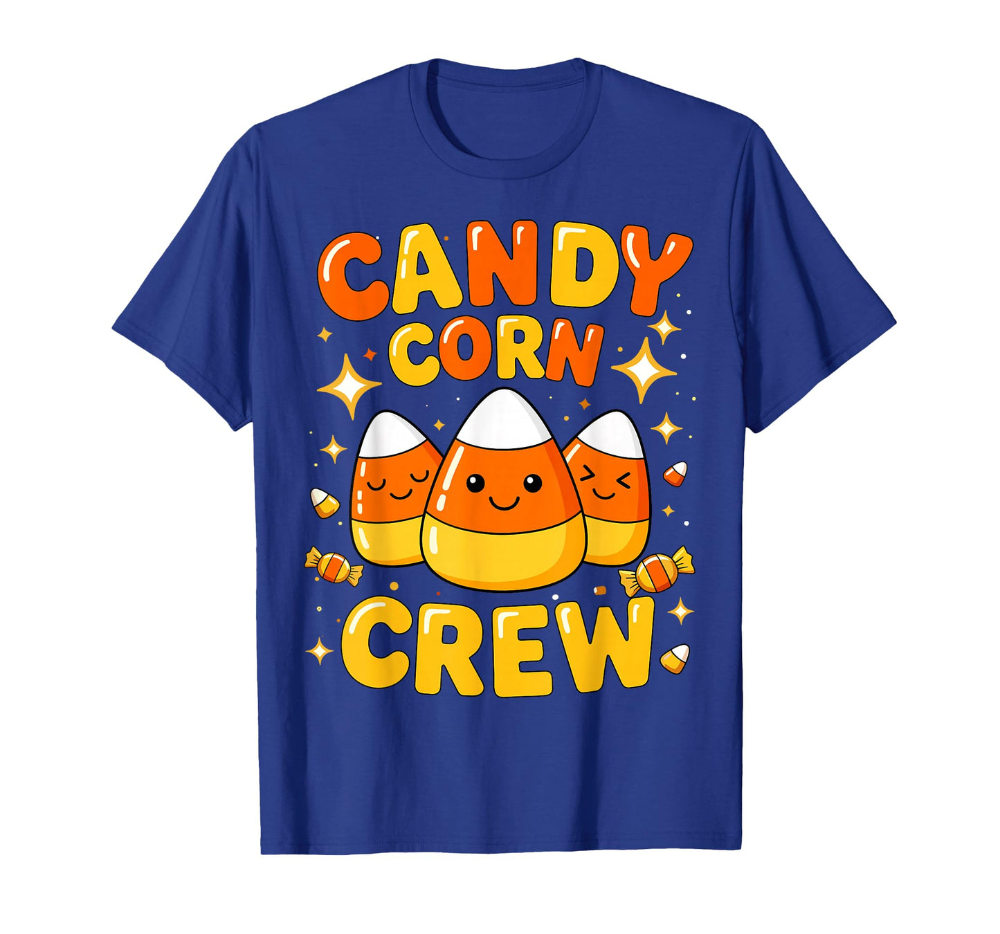 Candy Corn Crew Halloween Costume Family Friends Matching T-Shirt