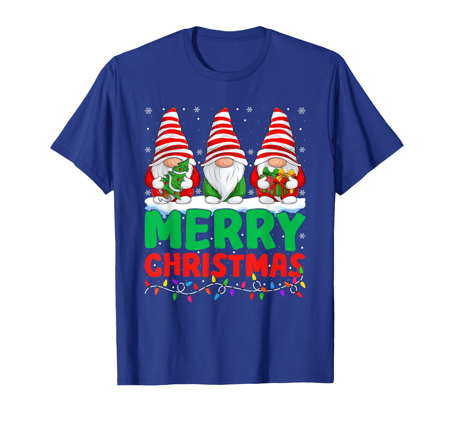 Merry Christmas Gnome Matching Family Xmas Squad Gnome T-Shirt