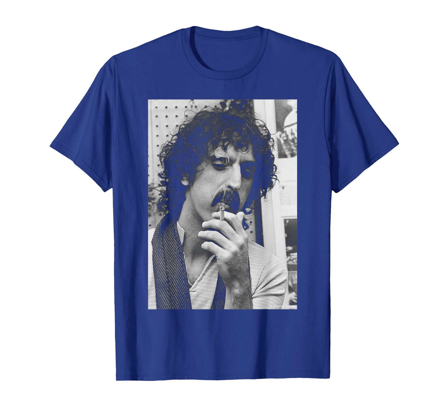 Smoking Frank Zappa By Virgina Turbett T-Shirt