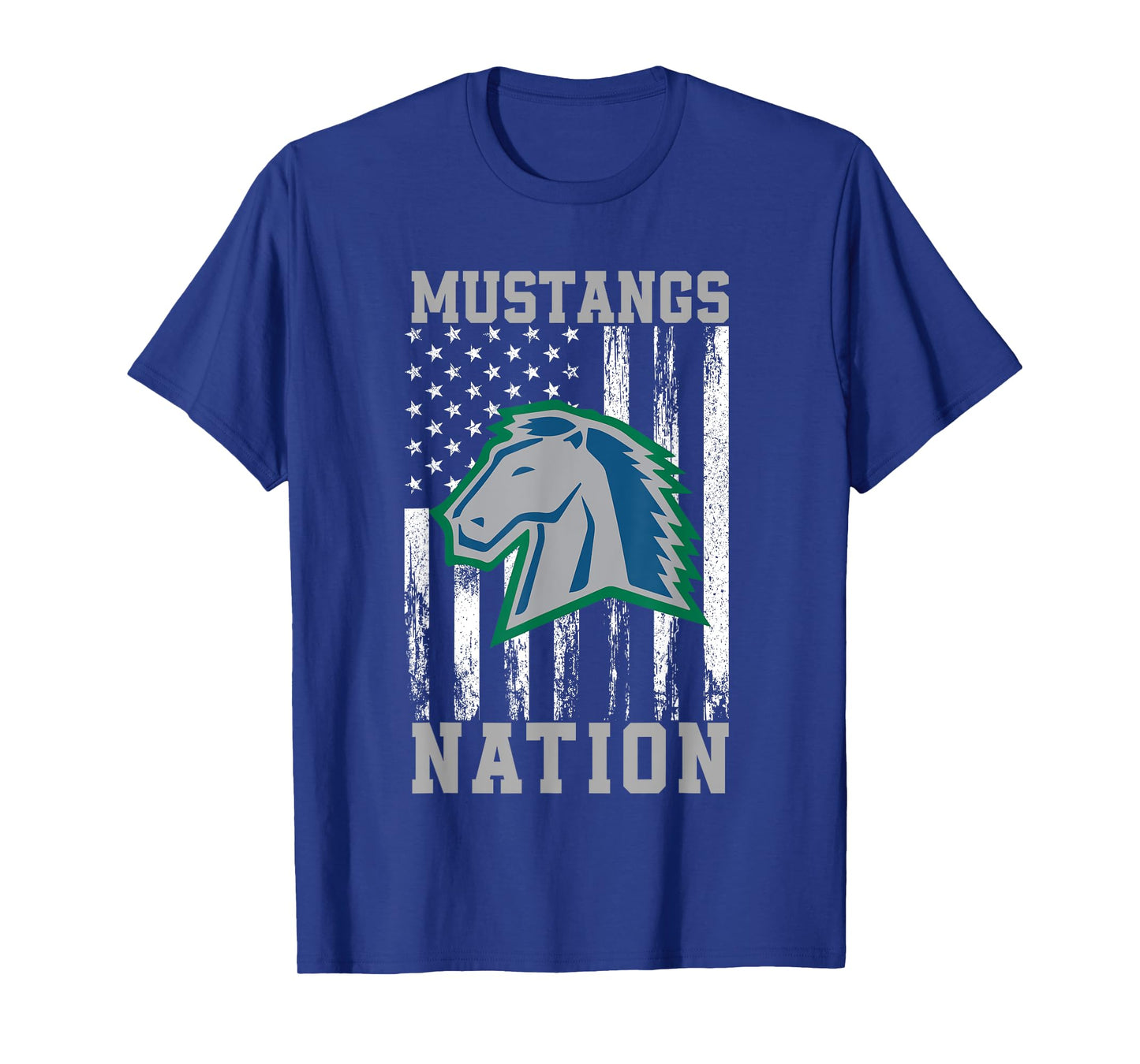 Millard North Mustangs Logo Nation HS T-Shirt