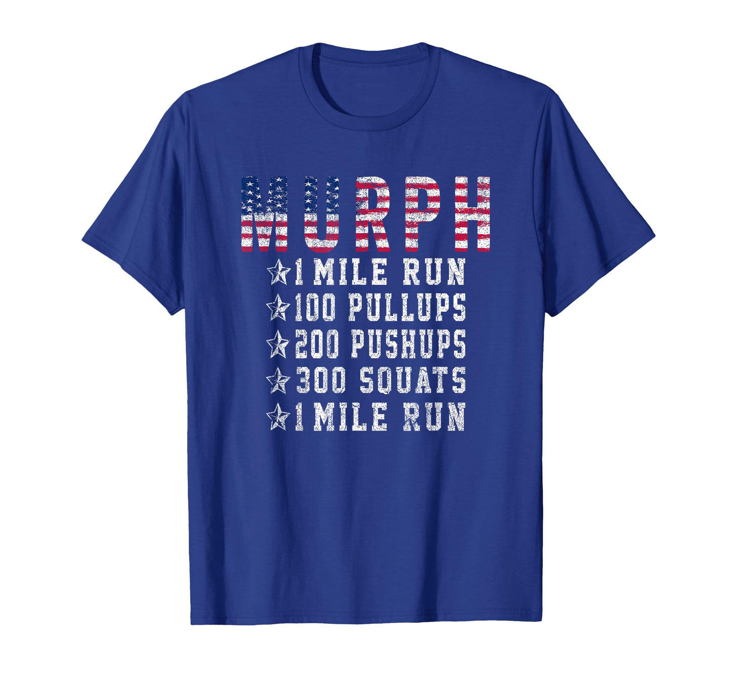 Murph Challenge Memorial Day Workout Gym Gear Patriotic T-Shirt