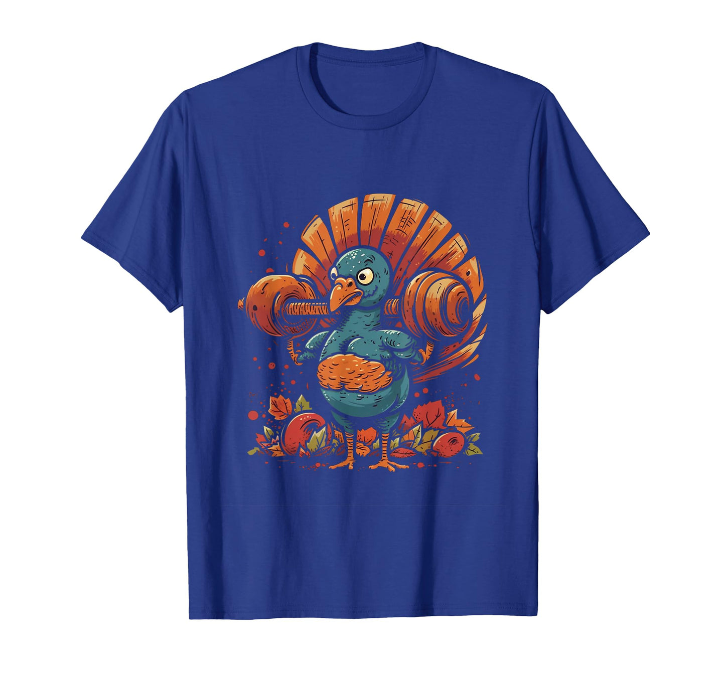 Turkey Bodybuilder Thanksgiving Day Gym Fitness Workout T-Shirt