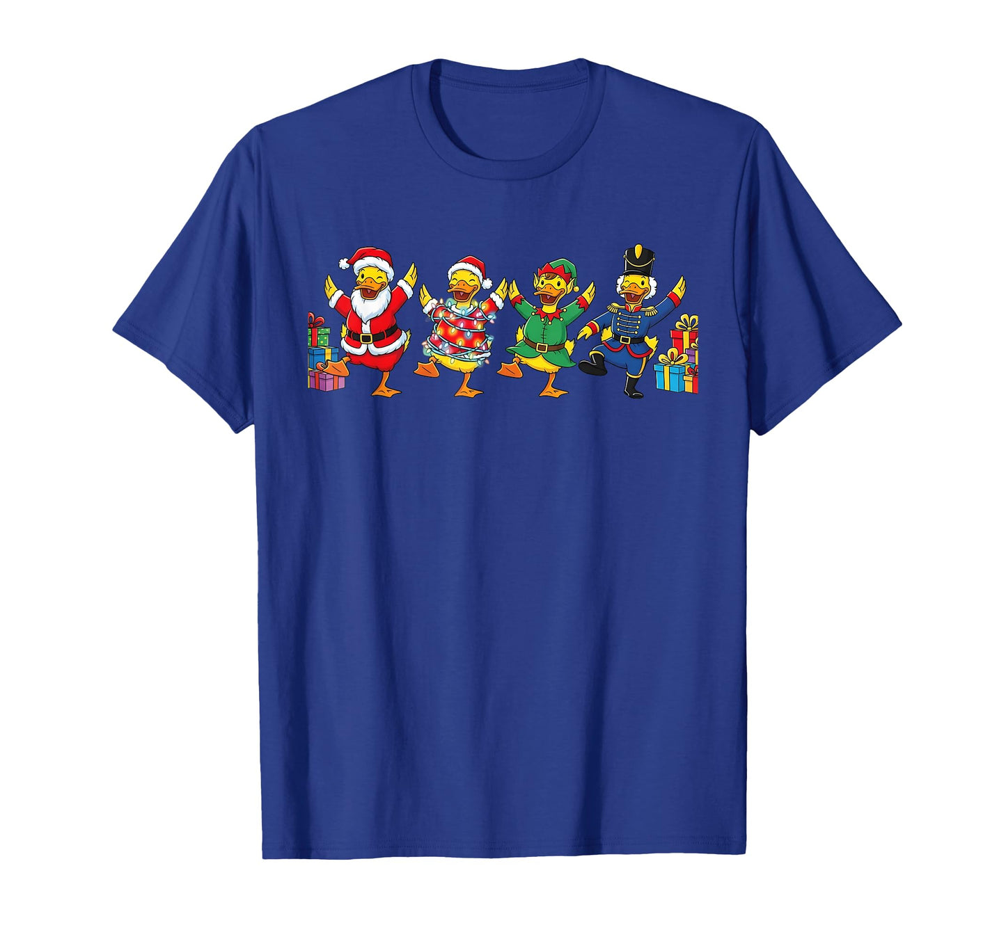 Dancing Ducks Christmas Cute Holiday Party Apparel T-Shirt