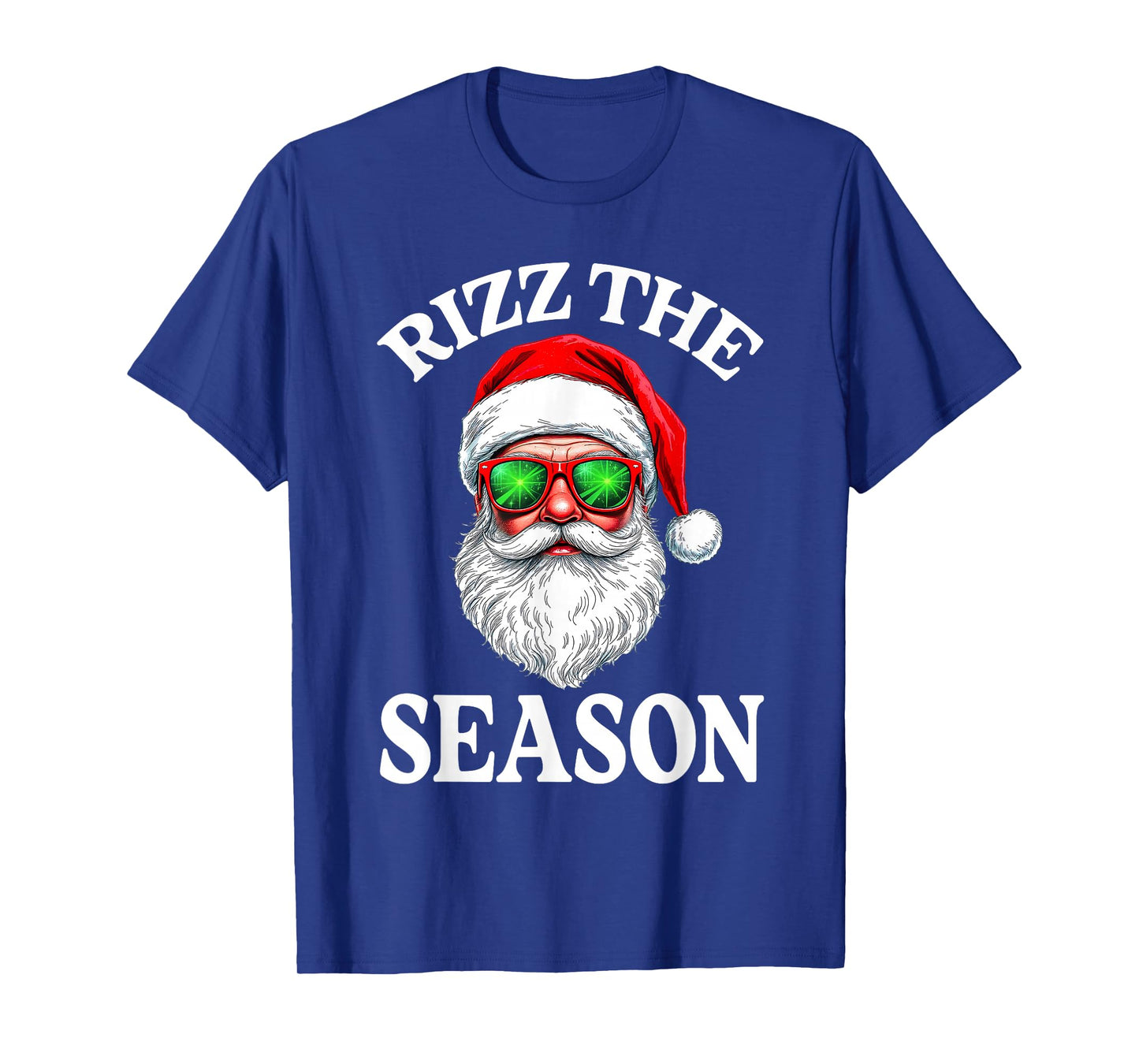 Rizz The Season Christmas Funny Santa Men Teen Boys T-Shirt