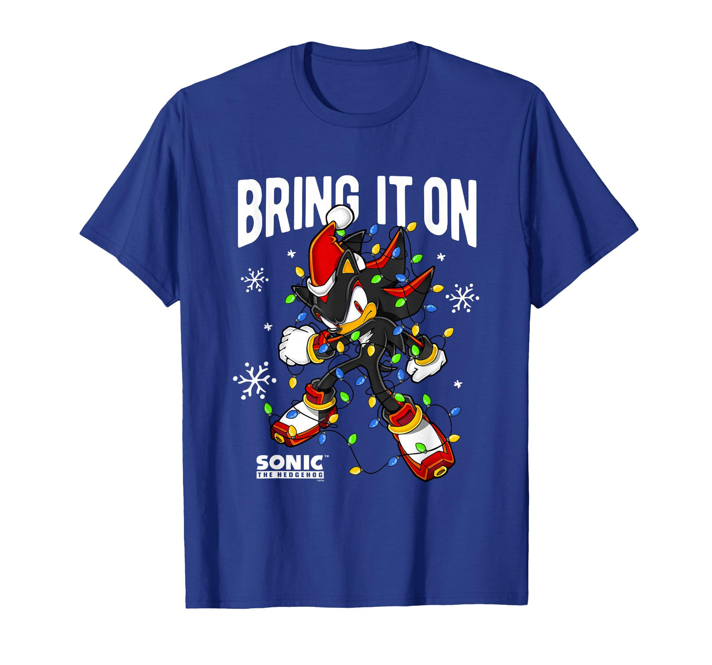 Sonic The Hedgehog Christmas Bring It On Tangled Shadow T-Shirt