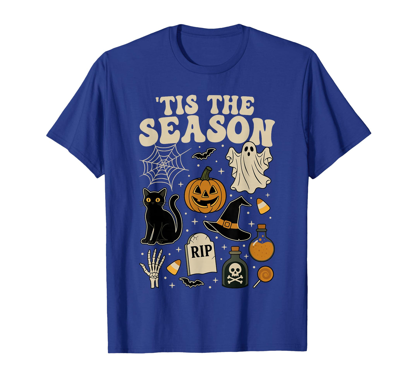Tis The Season Halloween Vibes Spooky Season Women Men Kids T-Shirt