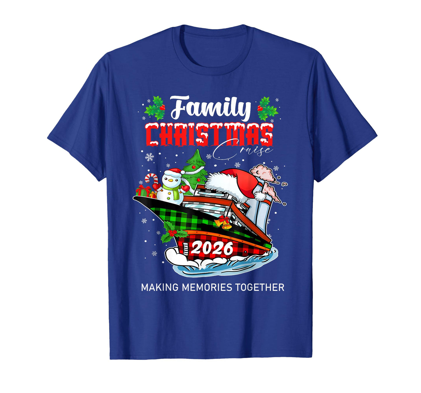 Family Christmas Cruise 2026 Matching Family Cruise Holiday T-Shirt