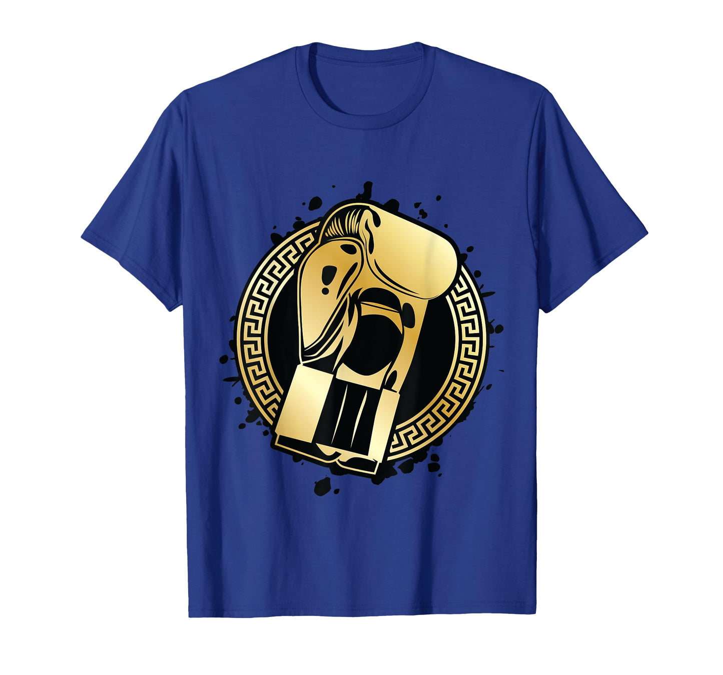 Boxing Gloves Gold Fighter Symbol Winner Punch Gym Champ T-Shirt