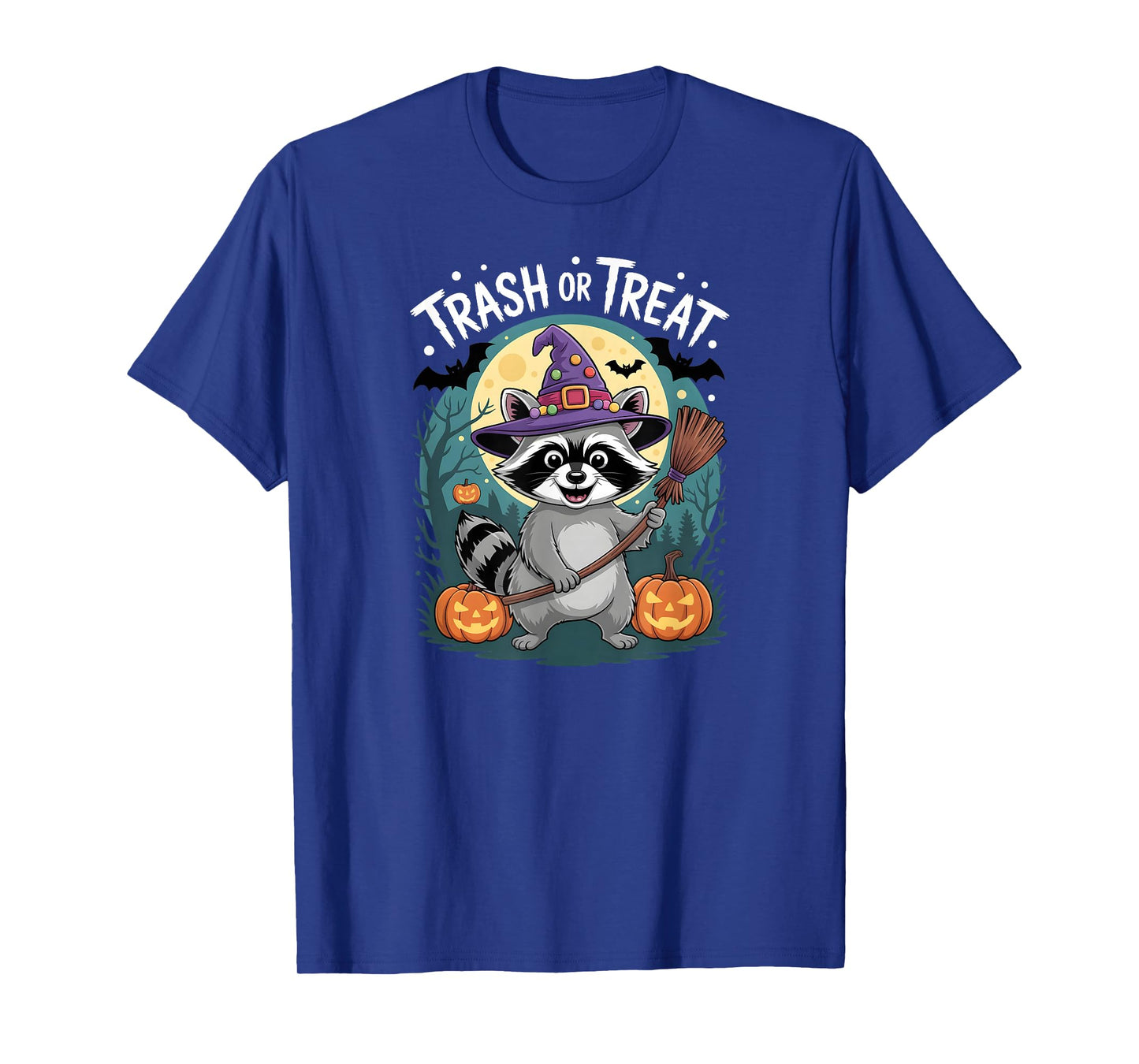 Halloween Cute Funny Raccoon Trash or Treat T-Shirt
