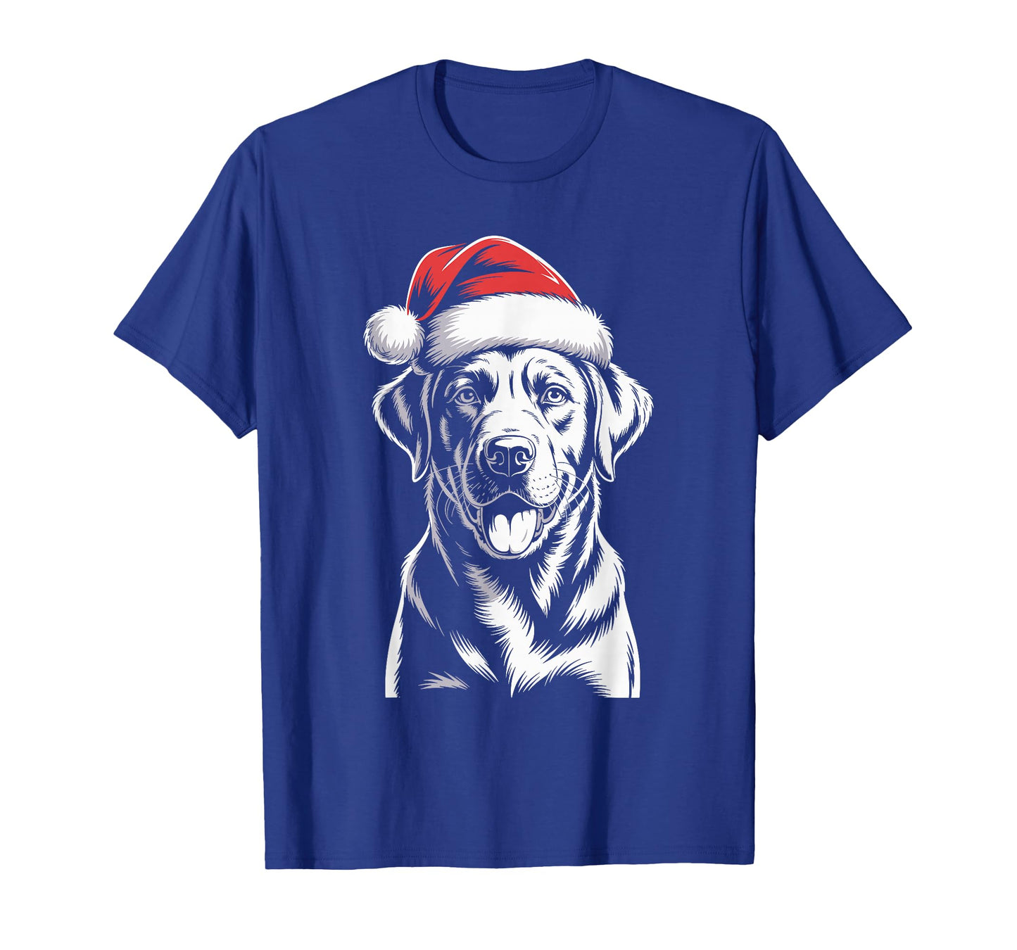 Chocolate Lab Dog Santa Hat Christmas Pajama Labrador T-Shirt