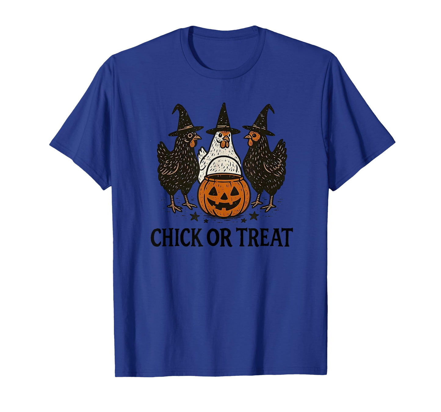 Chick Or Treat Halloween Pumpkin Ghost T-Shirt