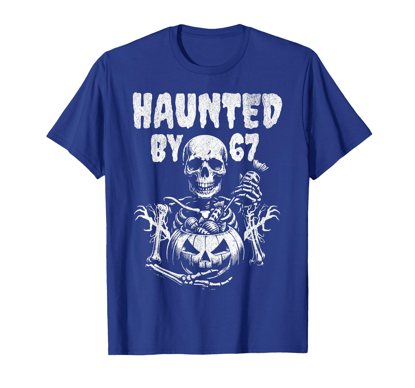 Haunted by 67 Funny Halloween Meme Spooky Costume Gen Alpha T-Shirt