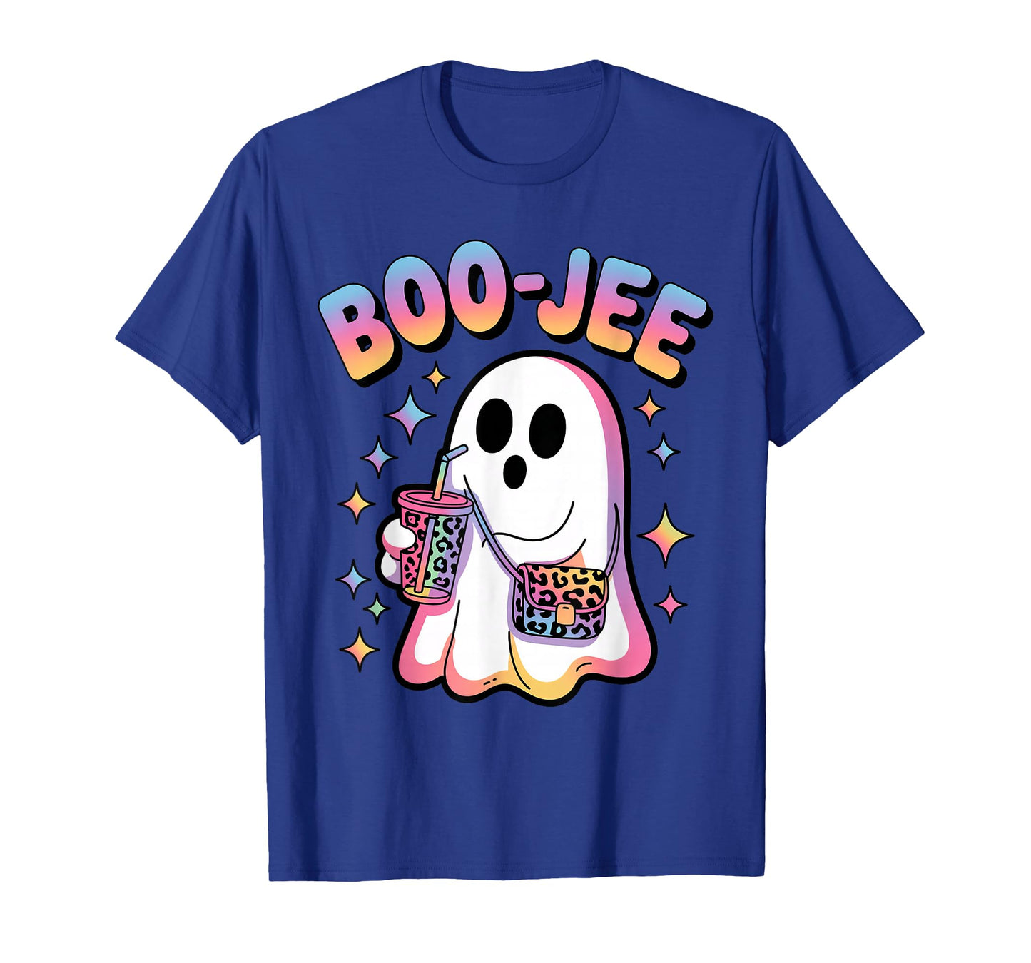 Ghost Boujee Boo-JEE Halloween Costume Funny Spooky Season T-Shirt