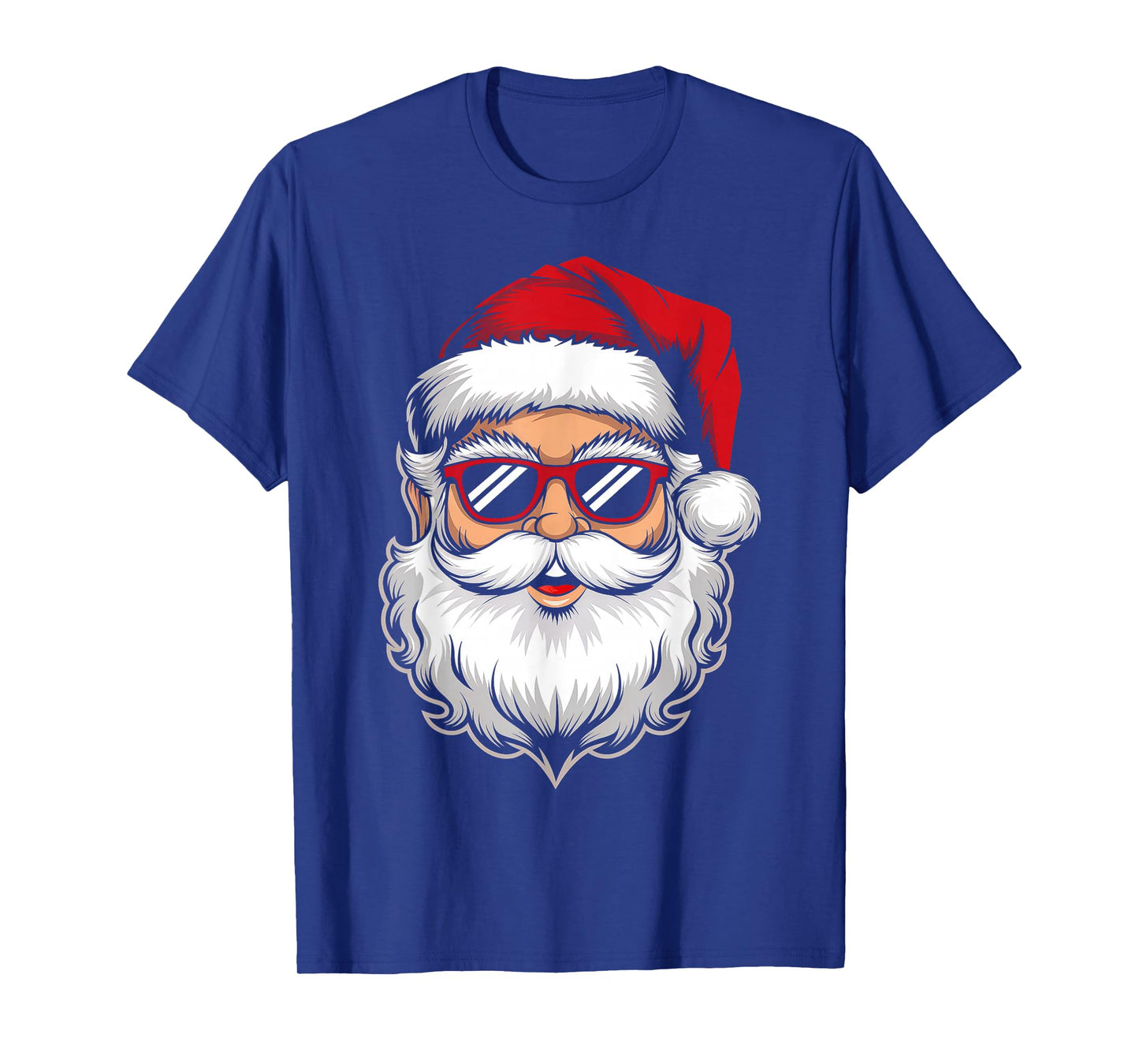 Santa Face Retro Sunglasses Christmas Xmas Men Women Kids T-Shirt