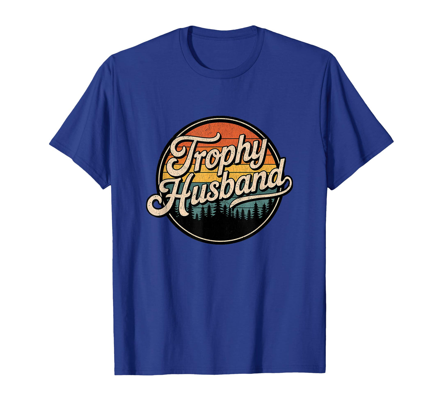 Trophy Husband Vintage Sarcastic Marriage Retro Groom T-Shirt