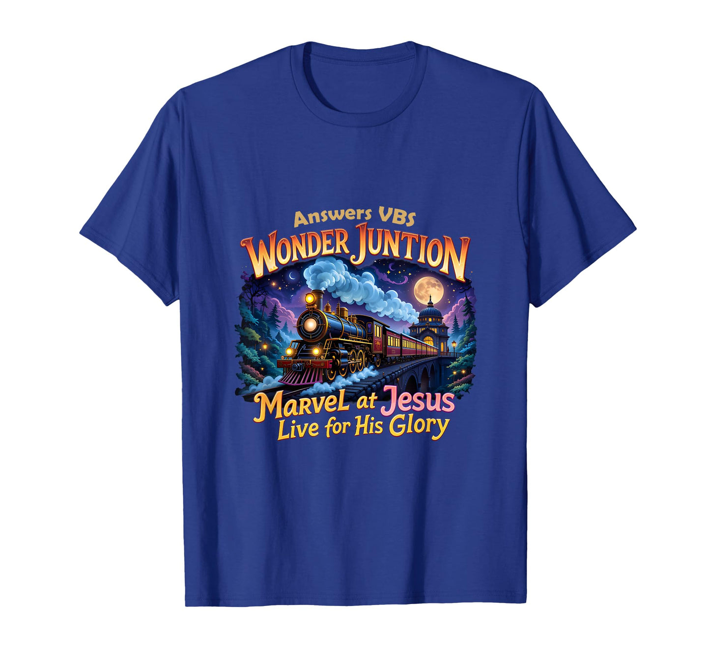 VBS 2025 Wonder Christian Camp Junction His Glory Jesus T-Shirt