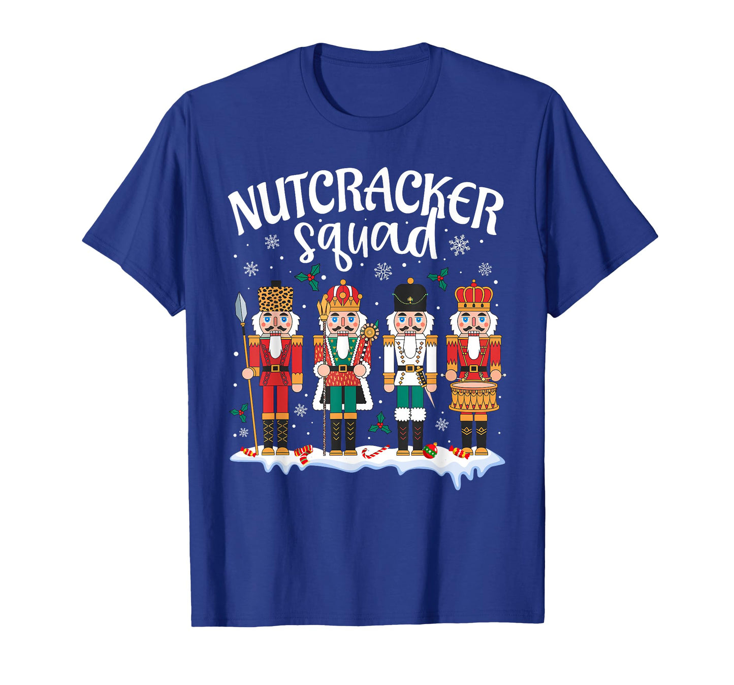 Nutcracker Squad Holiday Christmas Boy Girls Women Men T-Shirt