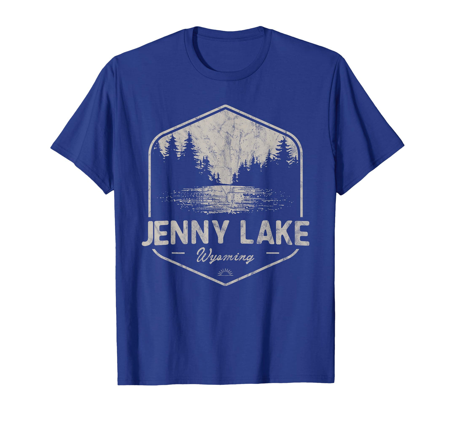Jenny Lake Wyoming Outdoors Vintage T-Shirt