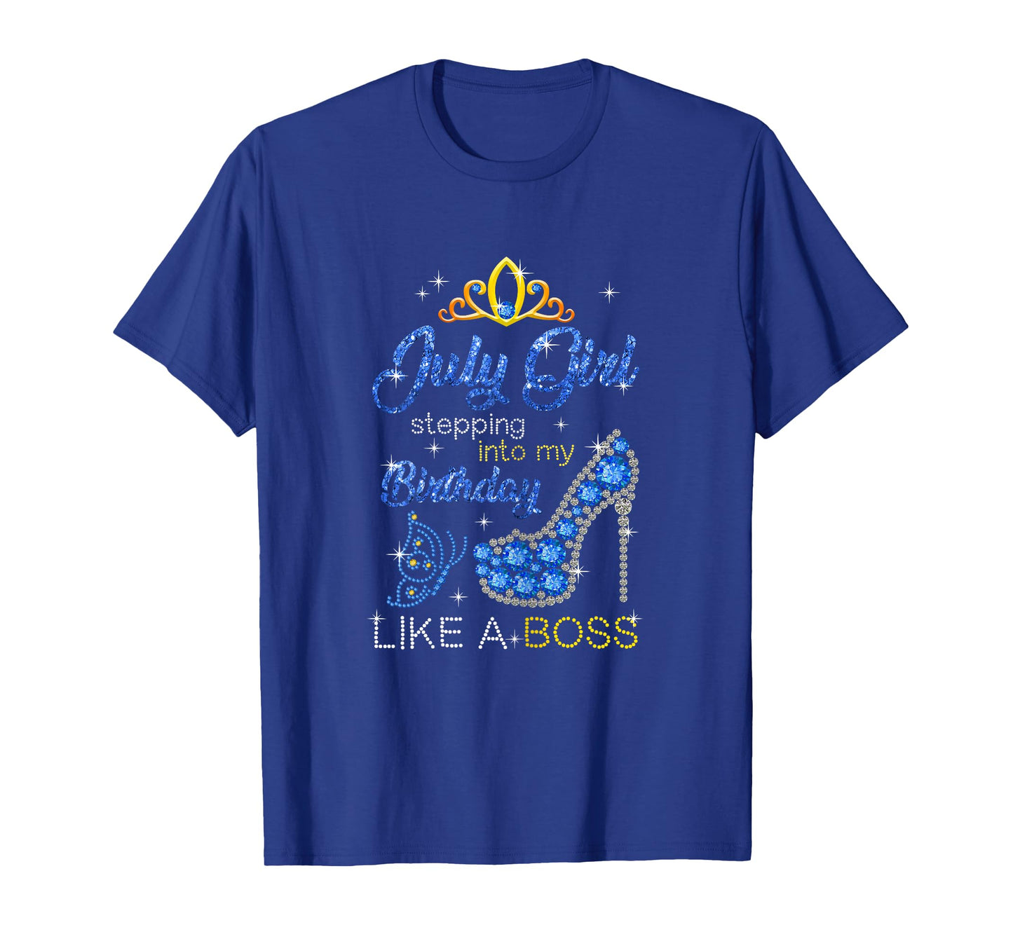 July Girl Stepping Into My Birthday Gift for Cancer Womens T-Shirt