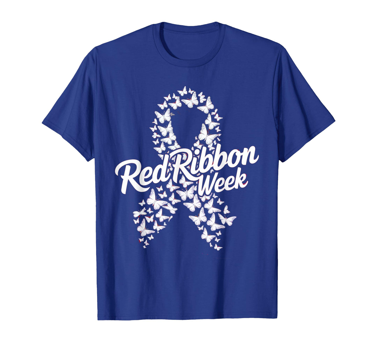Red Ribbon Week 2025 HOPE LOVE SUPPORT Red Ribbon Week T-Shirt