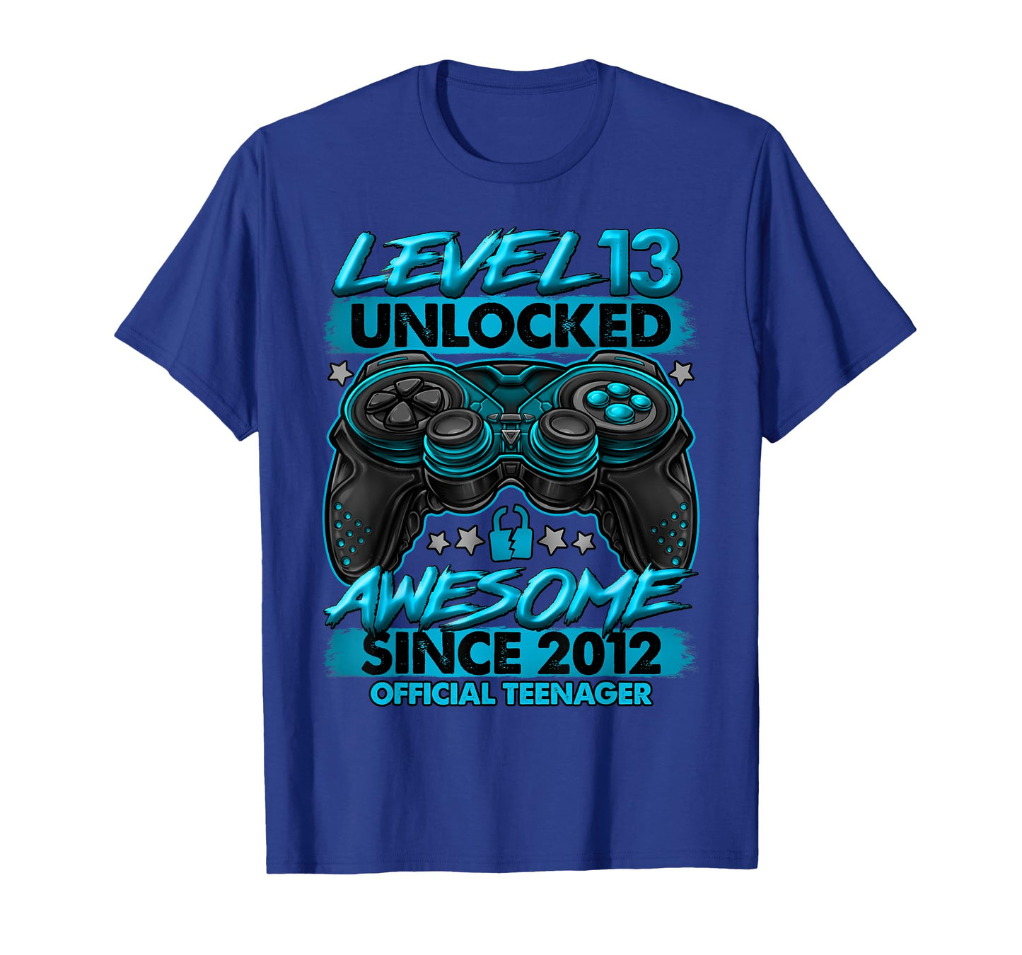 Official Teenager Level 13 Unlocked Gifts 13th Birthday Boy T-Shirt