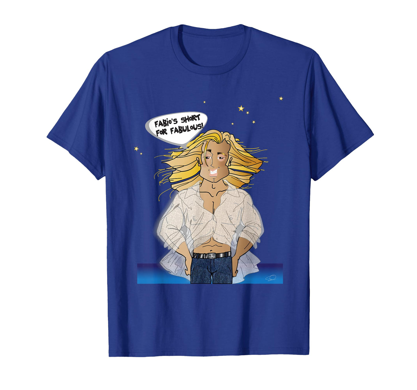 Funny Fabio "look-a-like" Tee T-Shirt