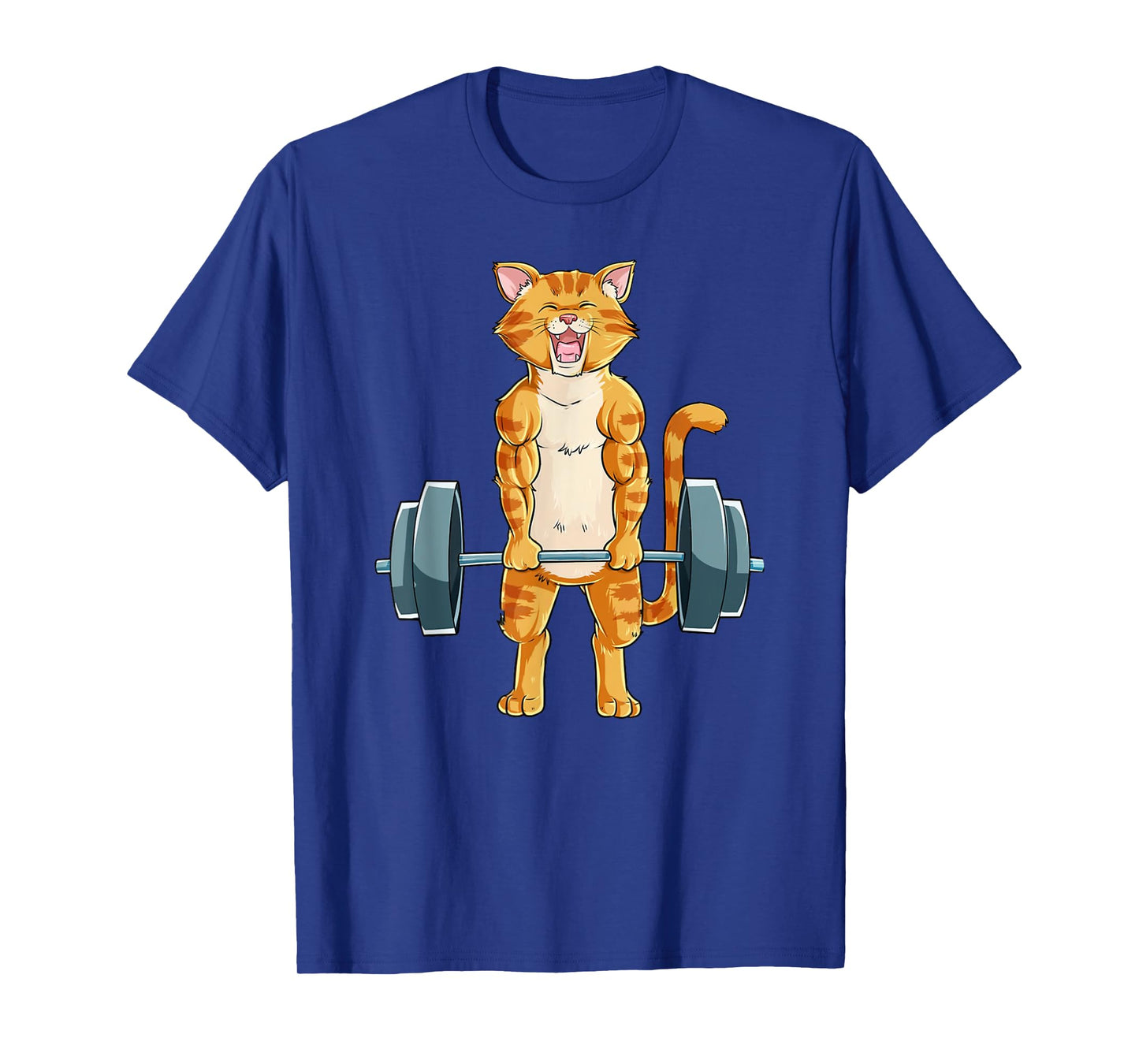 Cute Cat Powerlifting Weightlifting Deadlifting Gym Lover T-Shirt
