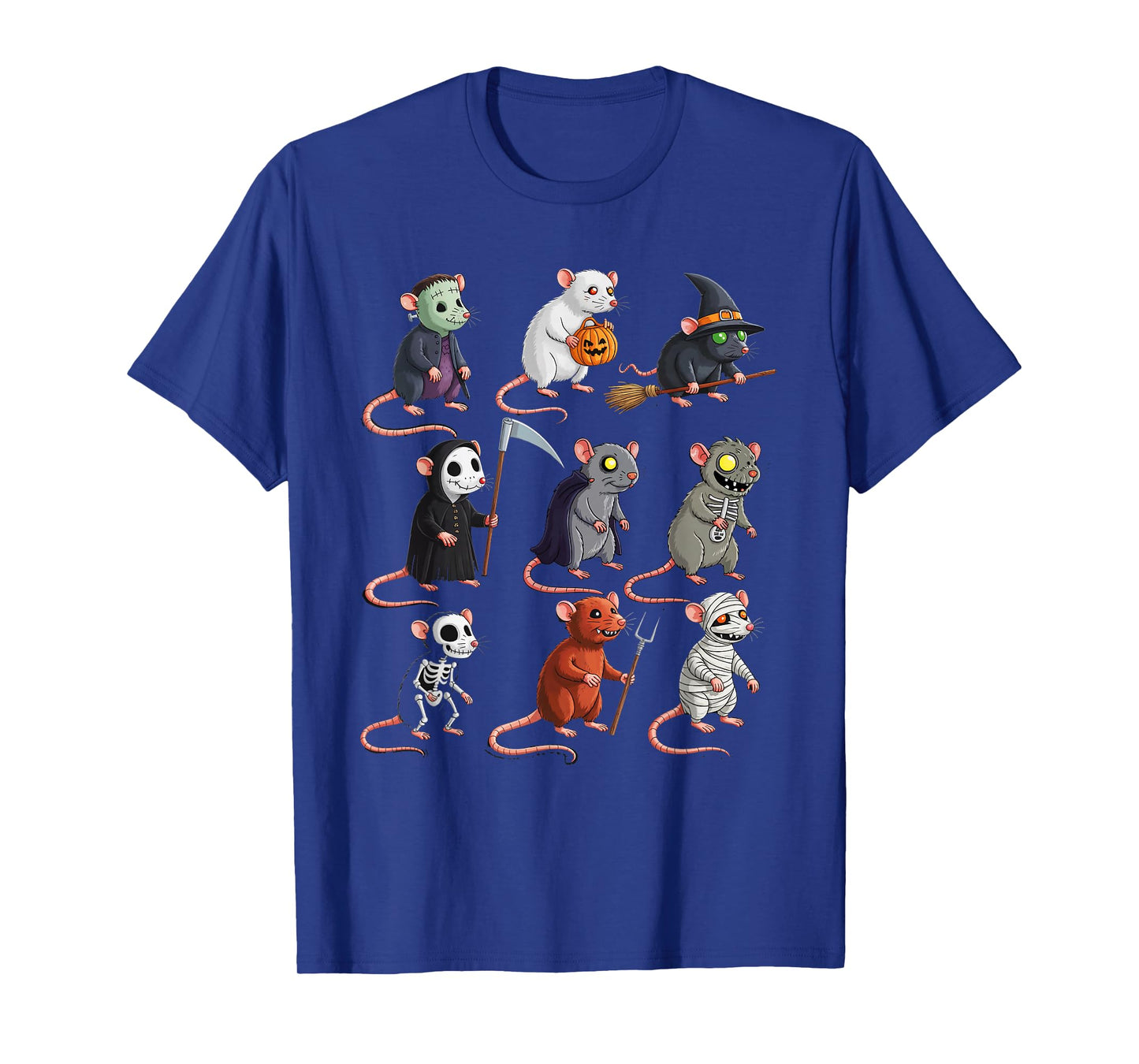 Spooky Rats Halloween Costume Mouse Kids Boys Girls Adults T-Shirt