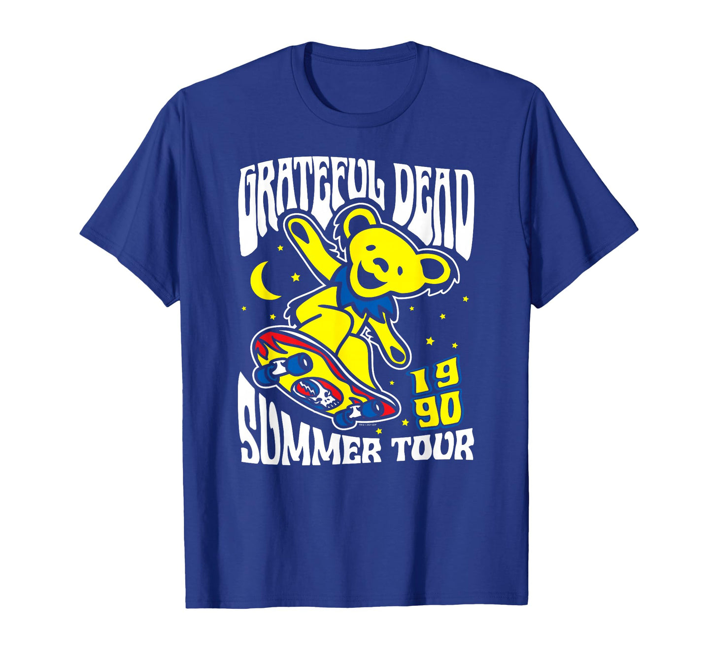 Grateful Dead Skateboard Bear Summer '90 Vintage Band T-Shirt