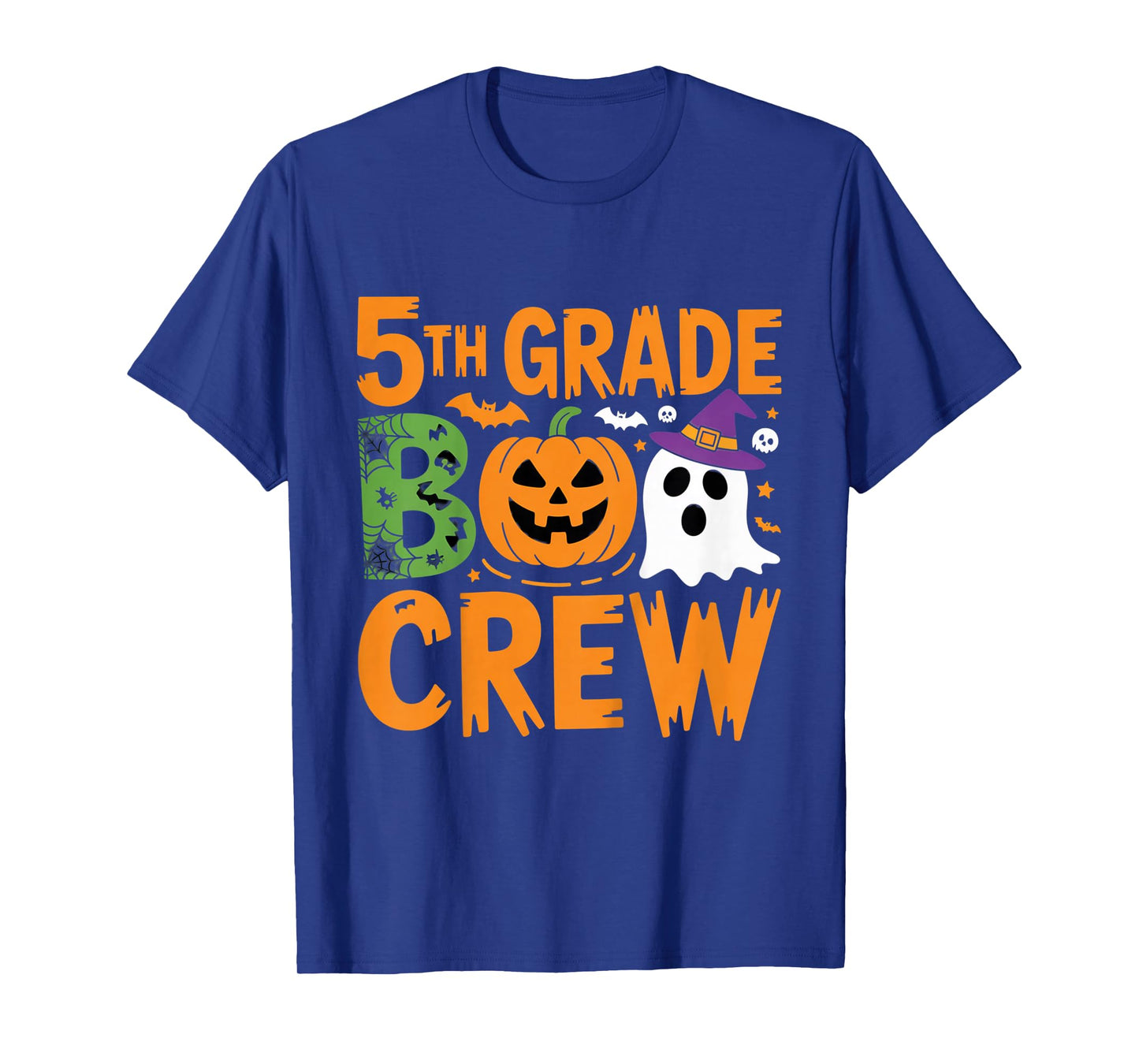 5th Grade Boo Crew Halloween School Family Celebrations T-Shirt