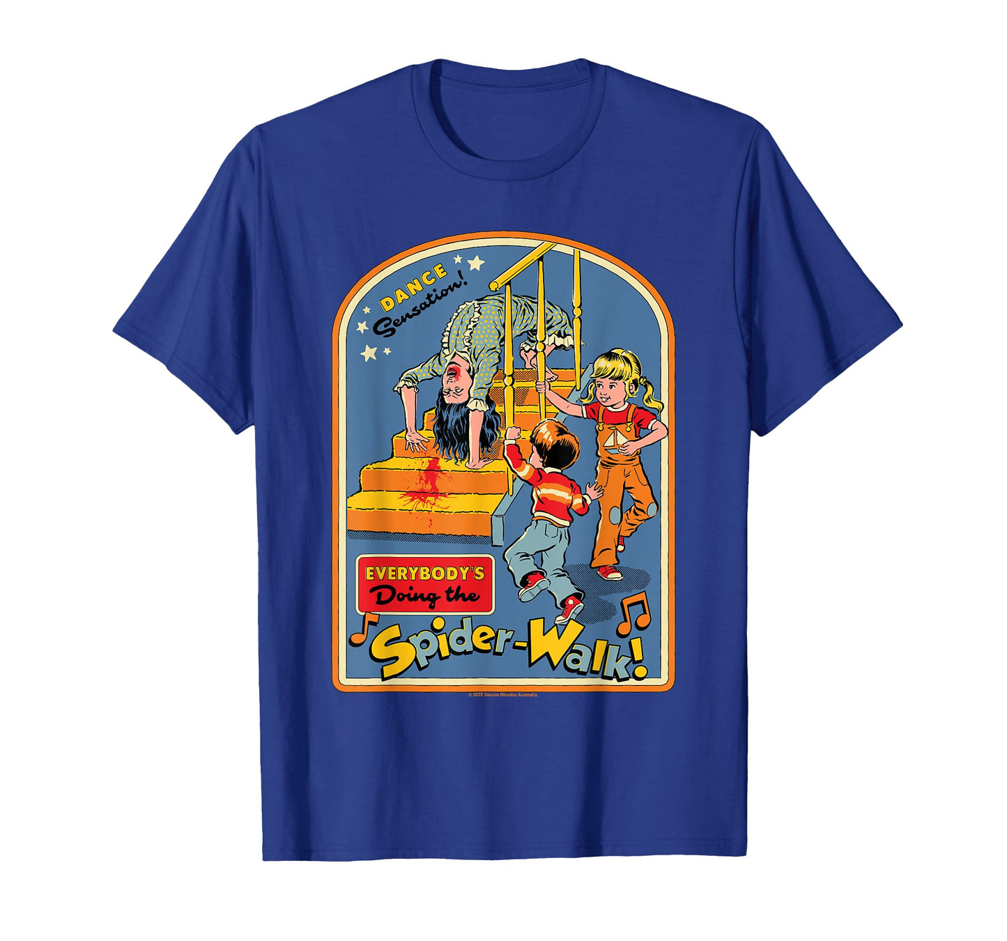 Spiderwalk Exorcist Retro Vintage Funny Adult Humor T-Shirt