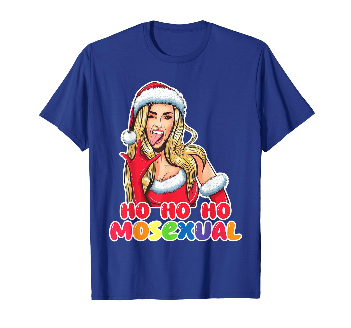 Funny Gay Pride Christmas LGBTQ Holiday Ugly Sweater Top T-Shirt