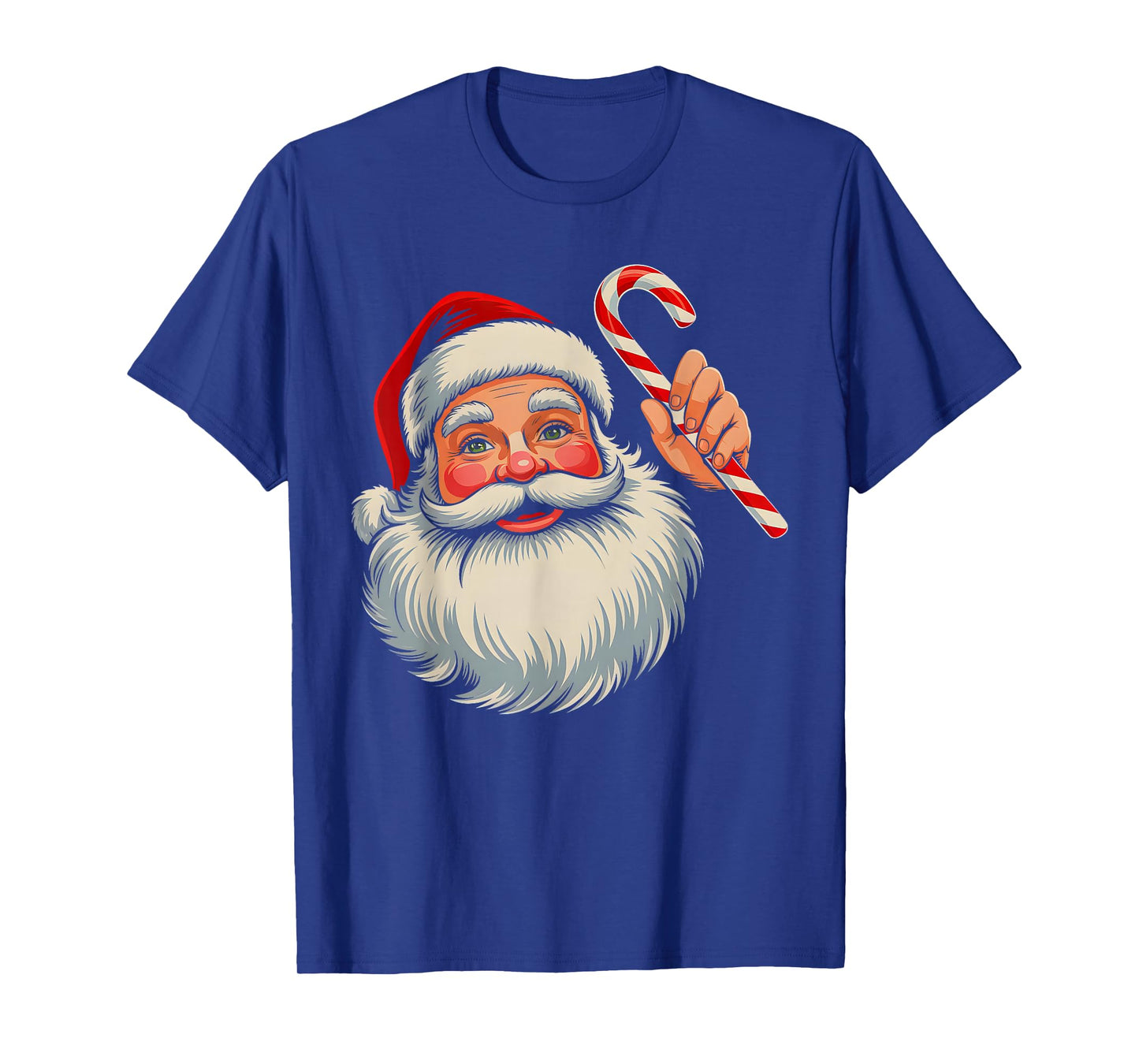 Vintage Santa Face Old Fashioned Xmas Pajama Funny Christmas T-Shirt