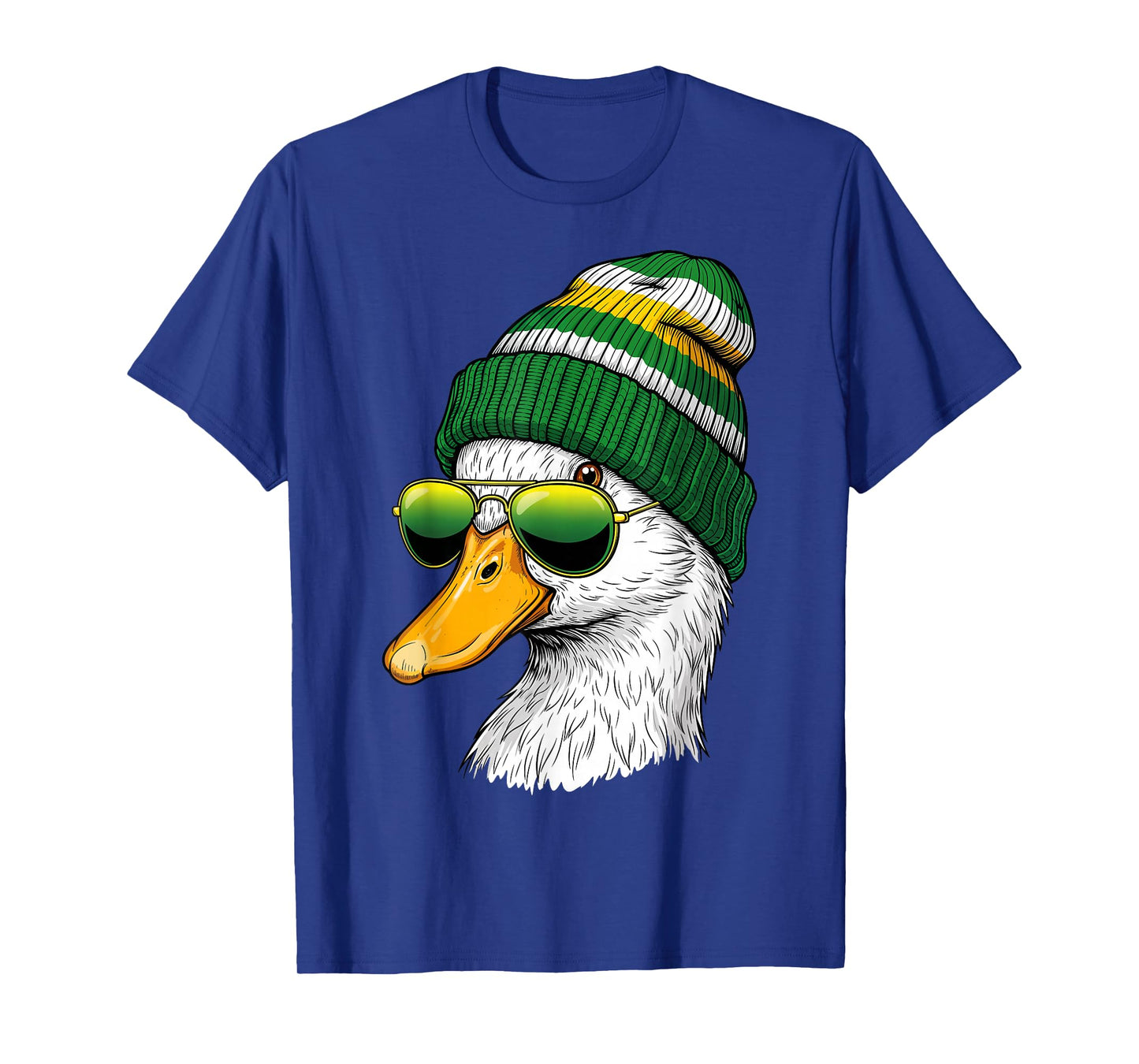 Vintage Duck Wearing Sunglasses Retro Graphic Tee Duck T-Shirt